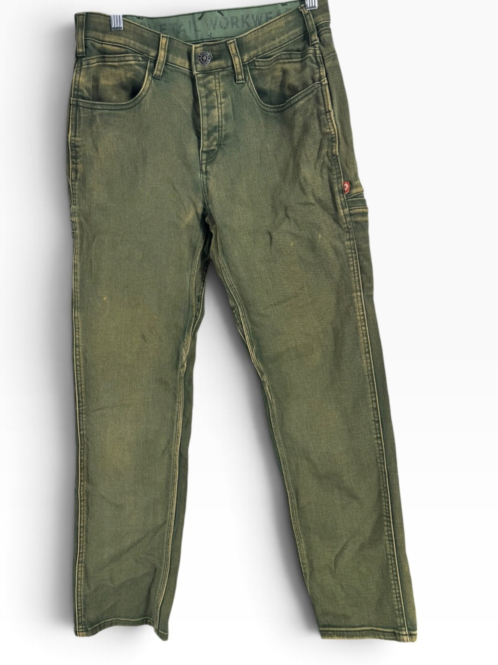Dovetail workwear forest green denim size 4 x 30